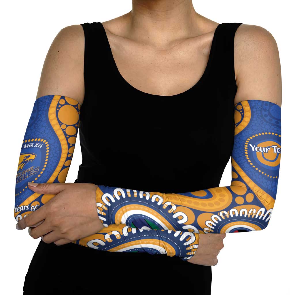 Eagles NAIDOC 2026 Personalised Arm Sleeves 50 Years of Deadly Aboriginal Art
