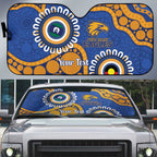 Eagles NAIDOC 2026 Personalised Auto Sun Shade 50 Years of Deadly Aboriginal Art