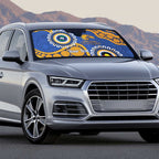 Eagles NAIDOC 2026 Personalised Auto Sun Shade 50 Years of Deadly Aboriginal Art