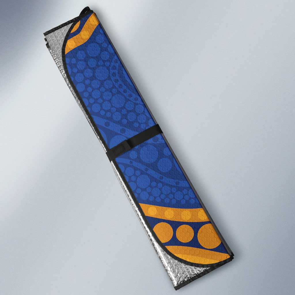 Eagles NAIDOC 2026 Personalised Auto Sun Shade 50 Years of Deadly Aboriginal Art