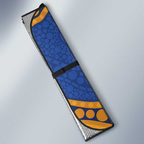 Eagles NAIDOC 2026 Personalised Auto Sun Shade 50 Years of Deadly Aboriginal Art