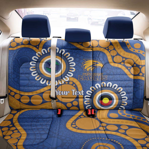 Eagles NAIDOC 2026 Personalised Back Car Seat Cover 50 Years of Deadly Aboriginal Art