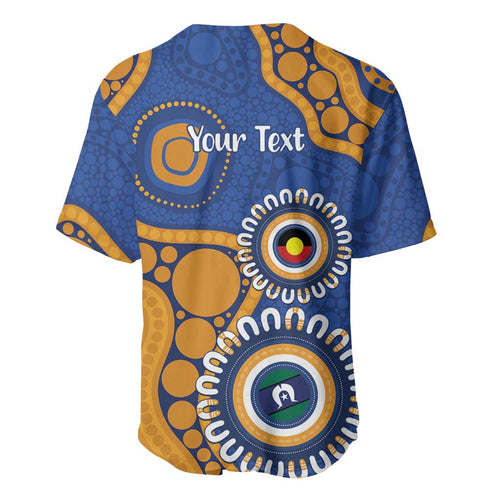Eagles NAIDOC 2026 Personalised Baseball Jersey 50 Years of Deadly Aboriginal Art