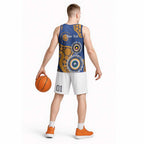 Eagles NAIDOC 2026 Personalised Basketball Jersey 50 Years of Deadly Aboriginal Art