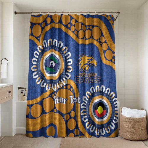 Eagles NAIDOC 2026 Personalised Bathroom Set 50 Years of Deadly Aboriginal Art