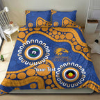 Eagles NAIDOC 2026 Personalised Bedding Set 50 Years of Deadly Aboriginal Art