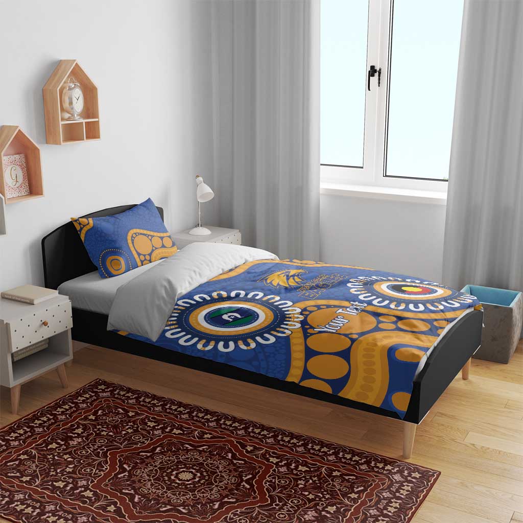Eagles NAIDOC 2026 Personalised Bedding Set 50 Years of Deadly Aboriginal Art