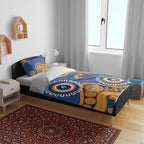 Eagles NAIDOC 2026 Personalised Bedding Set 50 Years of Deadly Aboriginal Art