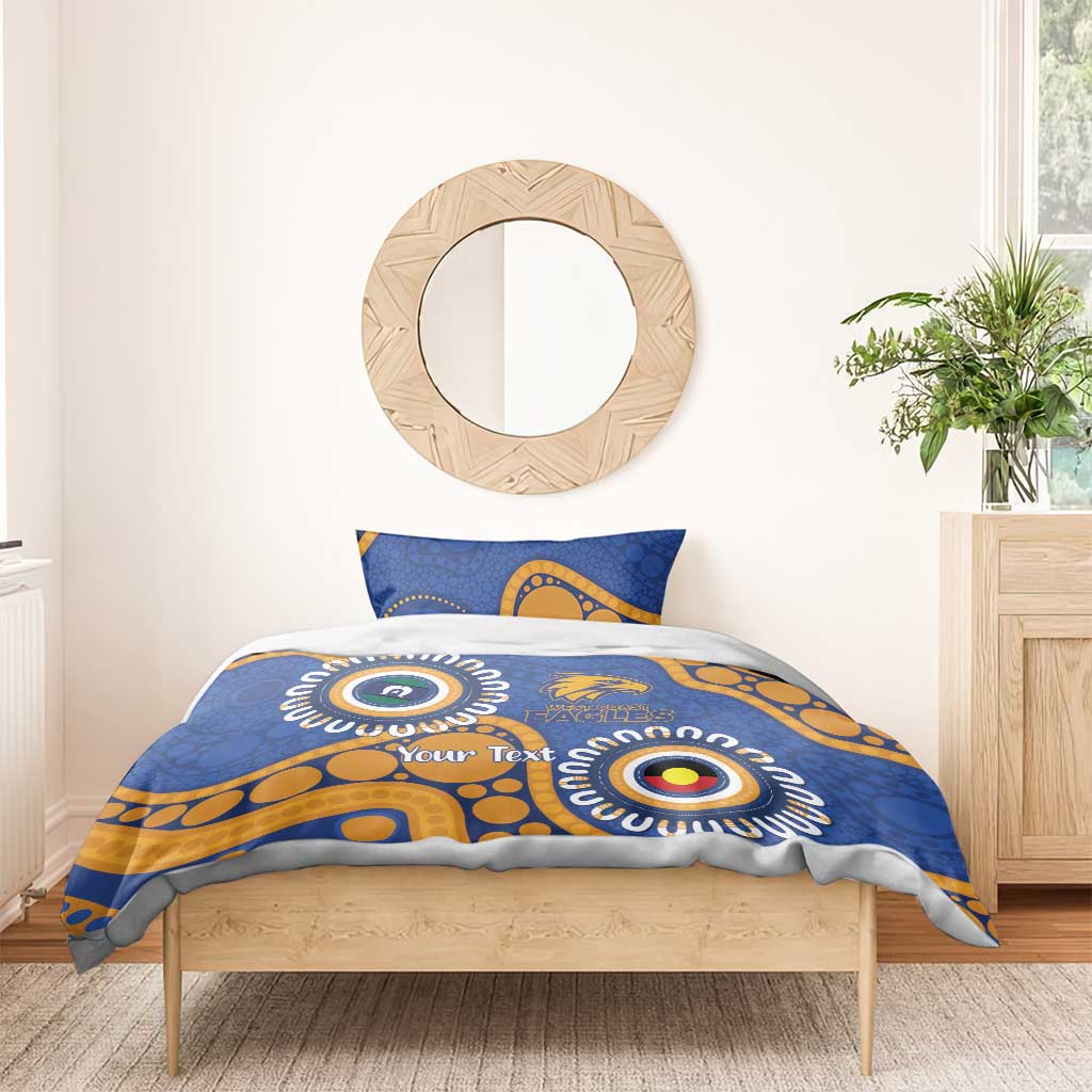 Eagles NAIDOC 2026 Personalised Bedding Set 50 Years of Deadly Aboriginal Art