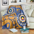 Eagles NAIDOC 2026 Personalised Blanket 50 Years of Deadly Aboriginal Art