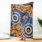 Eagles NAIDOC 2026 Personalised Blanket 50 Years of Deadly Aboriginal Art