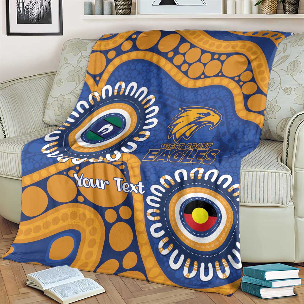 Eagles NAIDOC 2026 Personalised Blanket 50 Years of Deadly Aboriginal Art