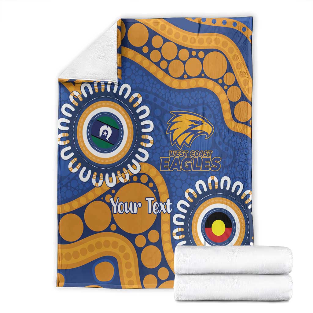 Eagles NAIDOC 2026 Personalised Blanket 50 Years of Deadly Aboriginal Art