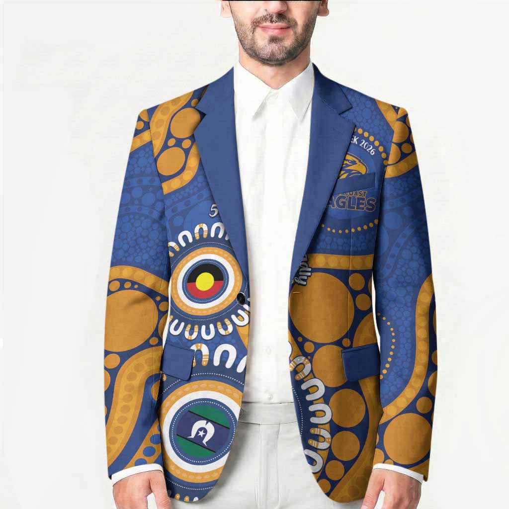 Eagles NAIDOC 2026 Personalised Blazer 50 Years of Deadly Aboriginal Art