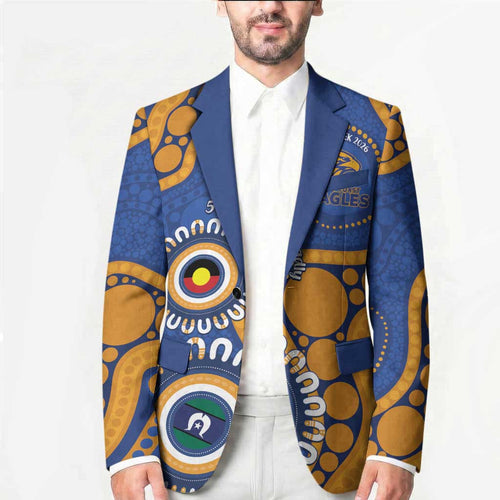 Eagles NAIDOC 2026 Personalised Blazer 50 Years of Deadly Aboriginal Art