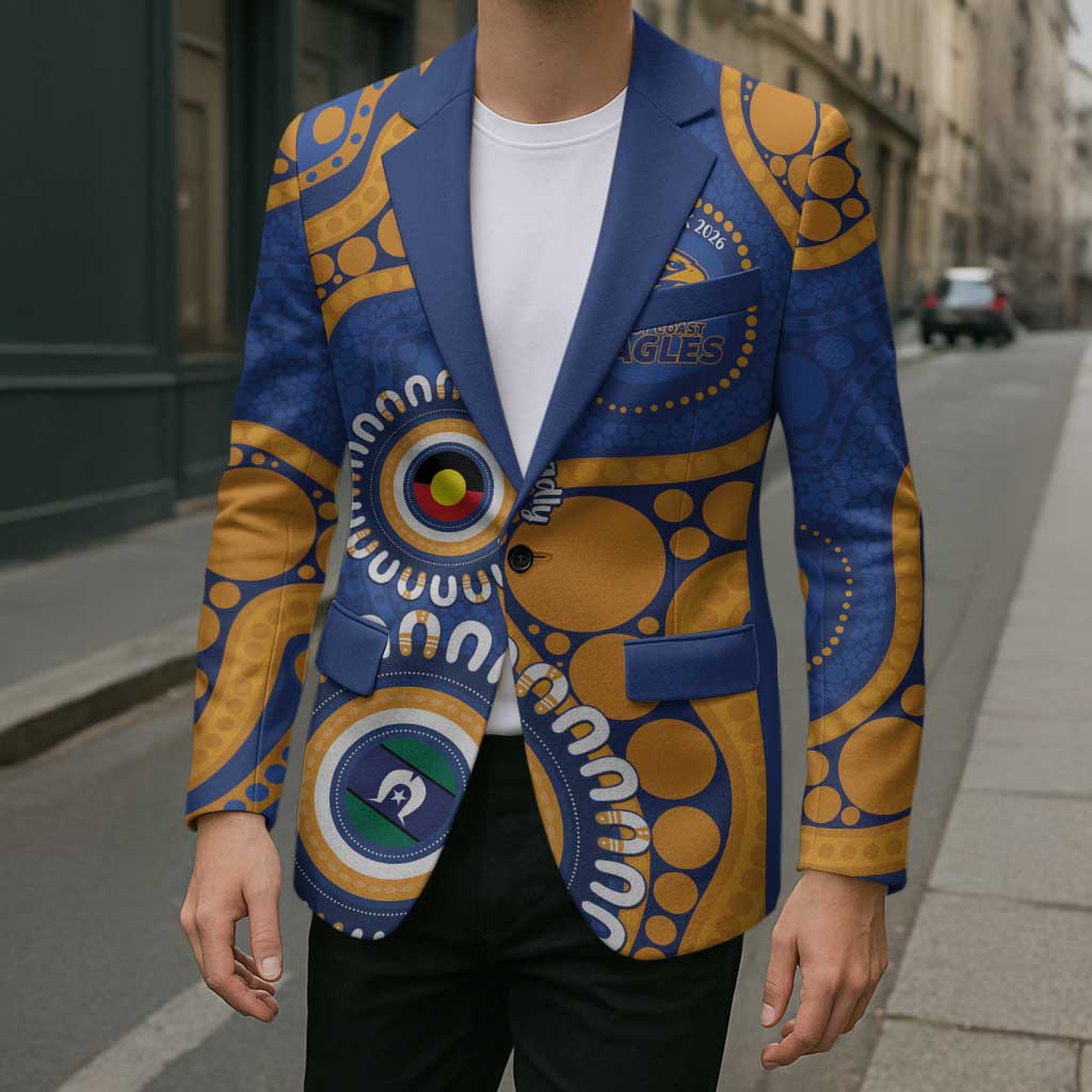 Eagles NAIDOC 2026 Personalised Blazer 50 Years of Deadly Aboriginal Art