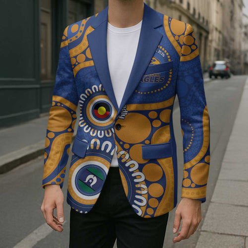 Eagles NAIDOC 2026 Personalised Blazer 50 Years of Deadly Aboriginal Art