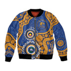 Eagles NAIDOC 2026 Personalised Bomber Jacket 50 Years of Deadly Aboriginal Art