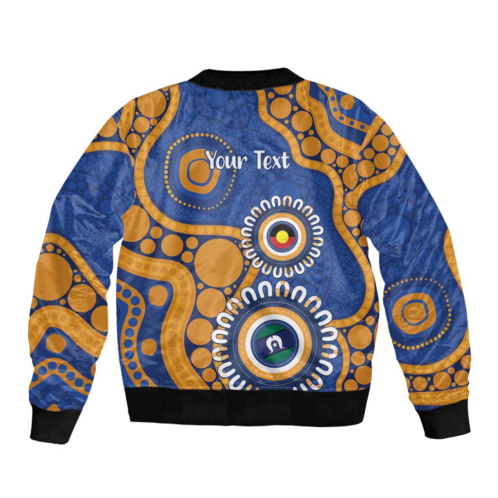 Eagles NAIDOC 2026 Personalised Bomber Jacket 50 Years of Deadly Aboriginal Art