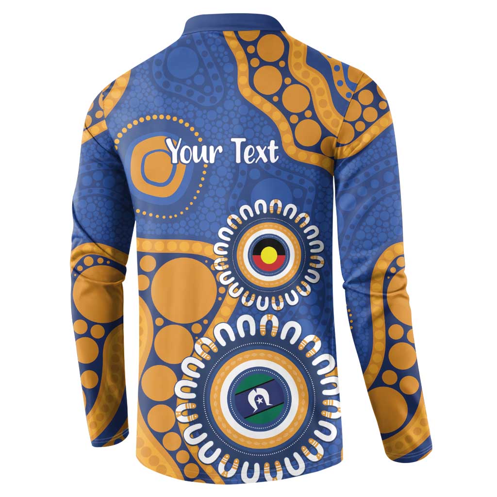 Eagles NAIDOC 2026 Personalised Button Sweatshirt 50 Years of Deadly Aboriginal Art