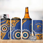 Eagles NAIDOC 2026 Personalised 4 in 1 Can Cooler Tumbler 50 Years of Deadly Aboriginal Art