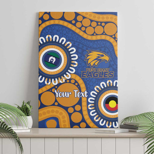 Eagles NAIDOC 2026 Personalised Canvas Wall Art 50 Years of Deadly Aboriginal Art