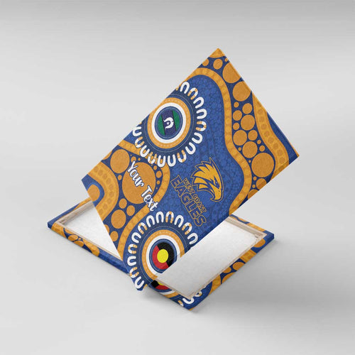 Eagles NAIDOC 2026 Personalised Canvas Wall Art 50 Years of Deadly Aboriginal Art