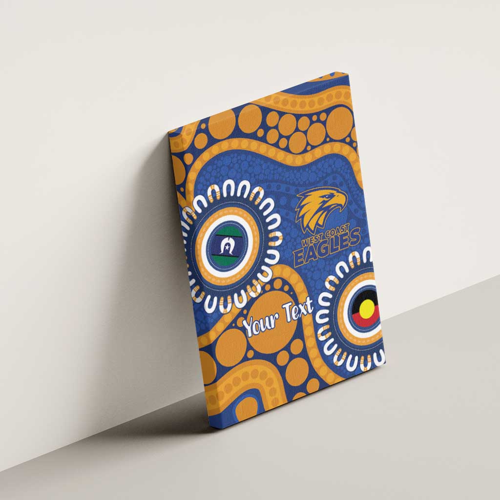 Eagles NAIDOC 2026 Personalised Canvas Wall Art 50 Years of Deadly Aboriginal Art