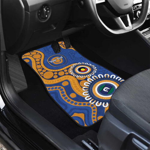 Eagles NAIDOC 2026 Personalised Car Mats 50 Years of Deadly Aboriginal Art