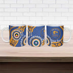 Eagles NAIDOC 2026 Personalised Ceramic Mug 50 Years of Deadly Aboriginal Art