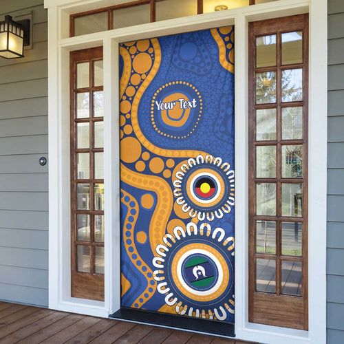 Eagles NAIDOC 2026 Personalised Door Cover 50 Years of Deadly Aboriginal Art