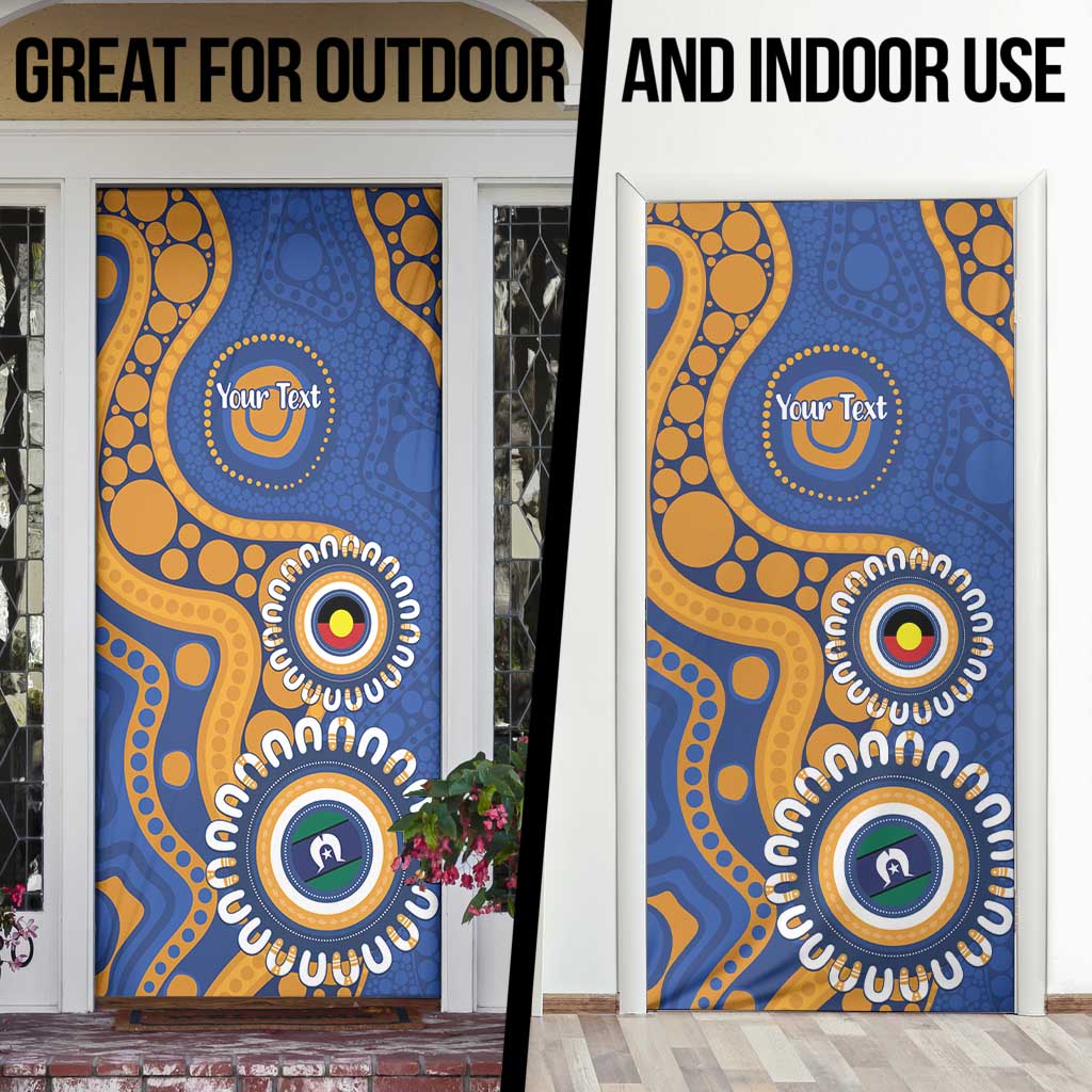 Eagles NAIDOC 2026 Personalised Door Cover 50 Years of Deadly Aboriginal Art