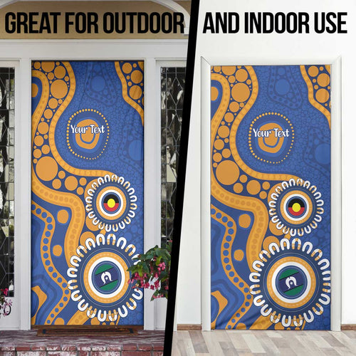 Eagles NAIDOC 2026 Personalised Door Cover 50 Years of Deadly Aboriginal Art