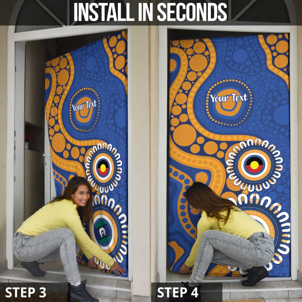Eagles NAIDOC 2026 Personalised Door Cover 50 Years of Deadly Aboriginal Art