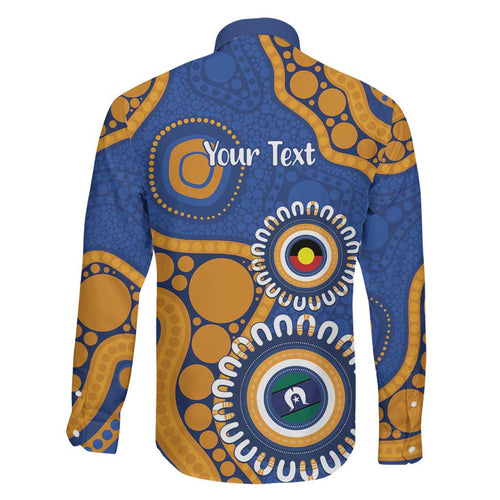 Eagles NAIDOC 2026 Personalised Family Matching Mermaid Dress and Hawaiian Shirt 50 Years of Deadly Aboriginal Art