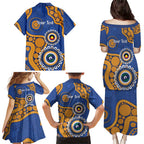 Eagles NAIDOC 2026 Personalised Family Matching Puletasi and Hawaiian Shirt 50 Years of Deadly Aboriginal Art