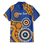 Eagles NAIDOC 2026 Personalised Family Matching Short Sleeve Bodycon Dress and Hawaiian Shirt 50 Years of Deadly Aboriginal Art
