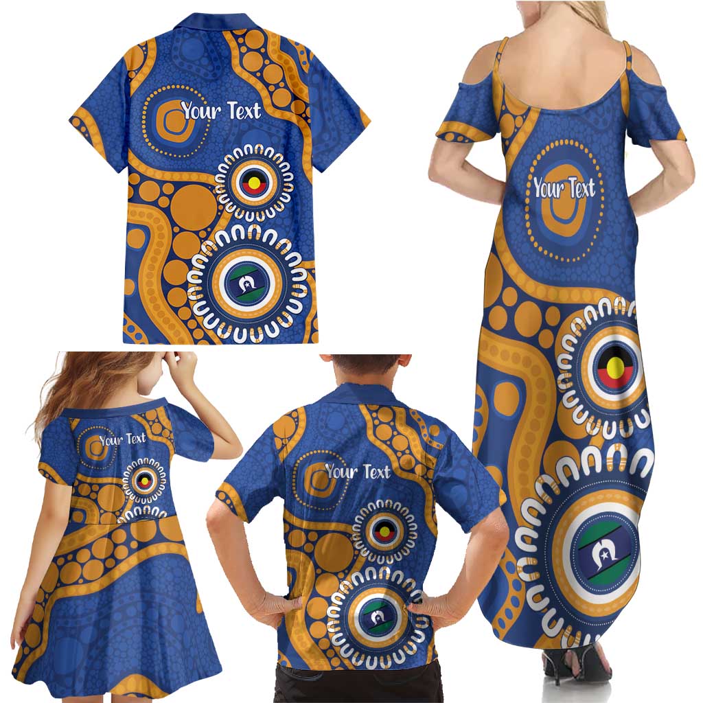 Eagles NAIDOC 2026 Personalised Family Matching Summer Maxi Dress and Hawaiian Shirt 50 Years of Deadly Aboriginal Art