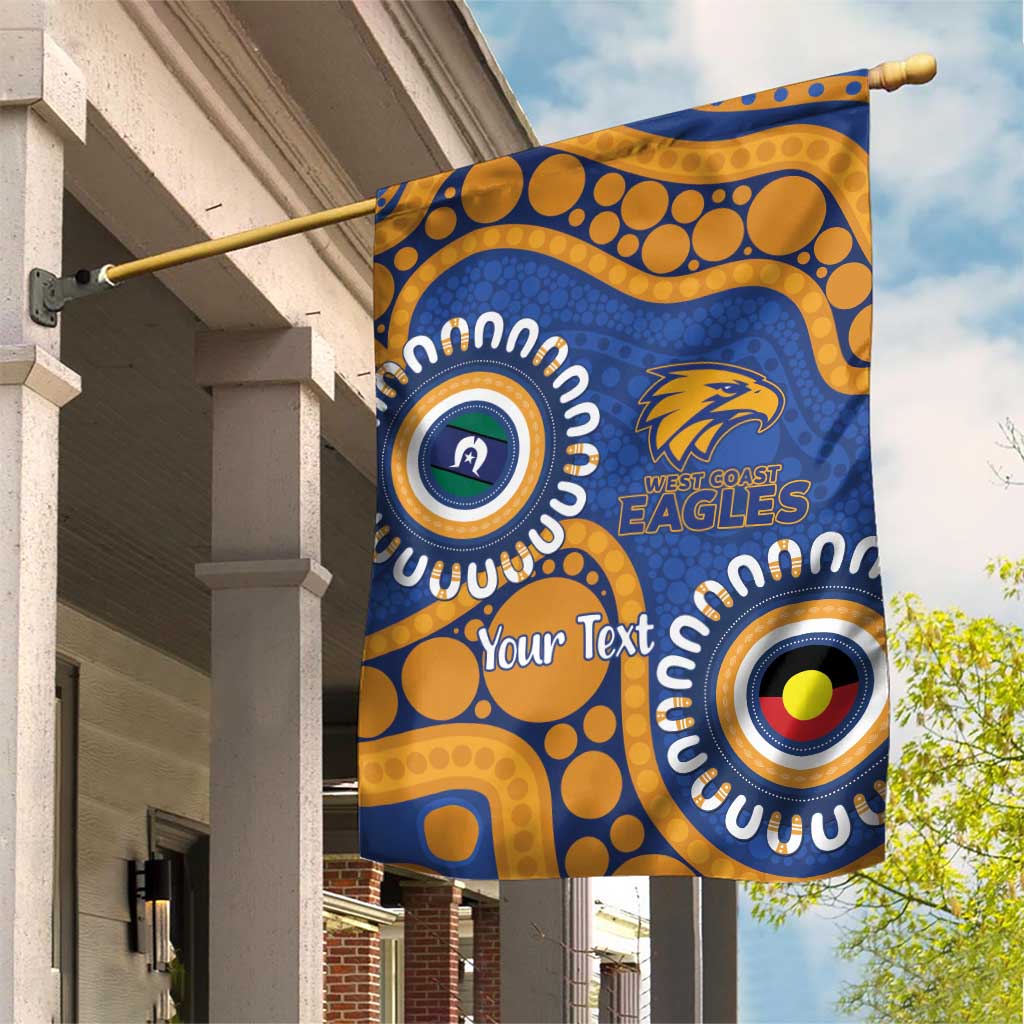 Eagles NAIDOC 2026 Personalised Garden Flag 50 Years of Deadly Aboriginal Art