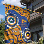 Eagles NAIDOC 2026 Personalised Garden Flag 50 Years of Deadly Aboriginal Art