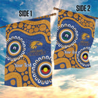 Eagles NAIDOC 2026 Personalised Garden Flag 50 Years of Deadly Aboriginal Art