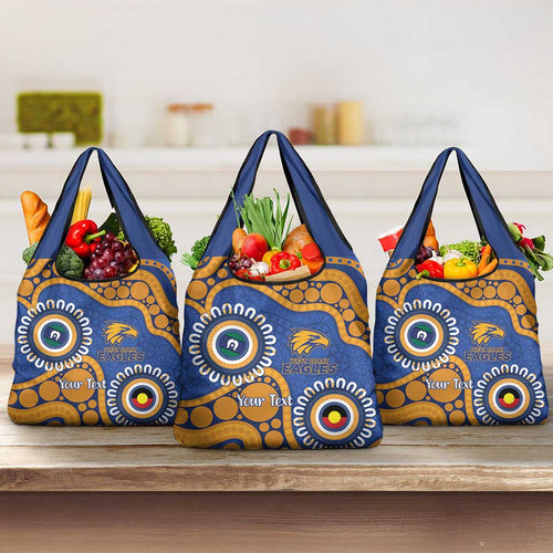 Eagles NAIDOC 2026 Personalised Grocery Bag 50 Years of Deadly Aboriginal Art