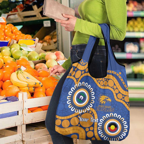Eagles NAIDOC 2026 Personalised Grocery Bag 50 Years of Deadly Aboriginal Art