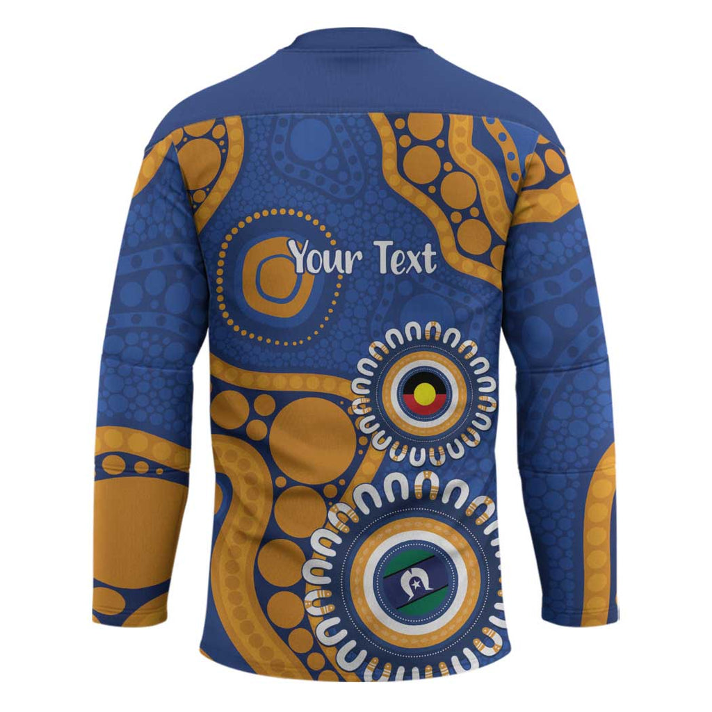 Eagles NAIDOC 2026 Personalised Hockey Jersey 50 Years of Deadly Aboriginal Art