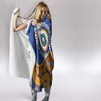 Eagles NAIDOC 2026 Personalised Hooded Blanket 50 Years of Deadly Aboriginal Art