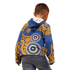 Eagles NAIDOC 2026 Personalised Kid Hoodie 50 Years of Deadly Aboriginal Art