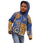 Eagles NAIDOC 2026 Personalised Kid Hoodie 50 Years of Deadly Aboriginal Art