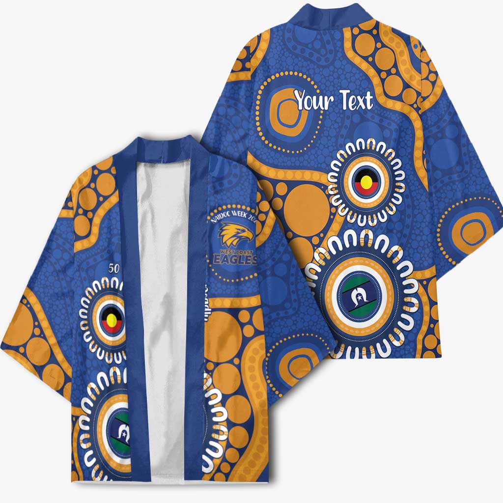 Eagles NAIDOC 2026 Personalised Kimono 50 Years of Deadly Aboriginal Art