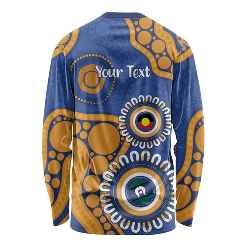 Eagles NAIDOC 2026 Personalised Long Sleeve Shirt 50 Years of Deadly Aboriginal Art