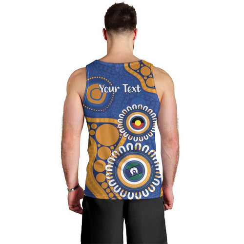 Eagles NAIDOC 2026 Personalised Men Tank Top 50 Years of Deadly Aboriginal Art